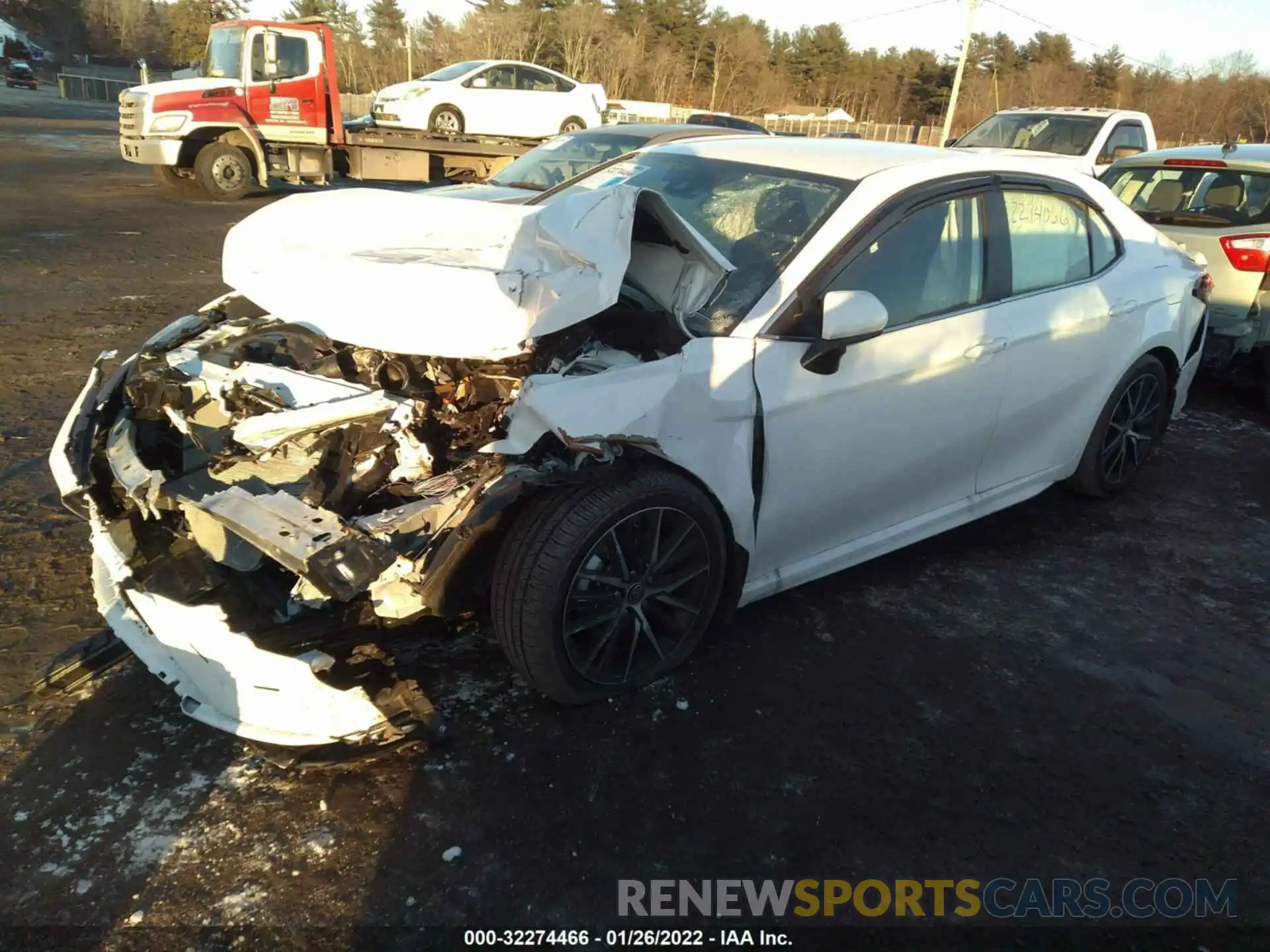 2 Photograph of a damaged car 4T1G11BK5MU046997 TOYOTA CAMRY 2021