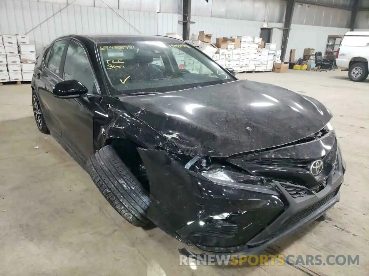 1 Photograph of a damaged car 4T1G11BK6MU029867 TOYOTA CAMRY 2021