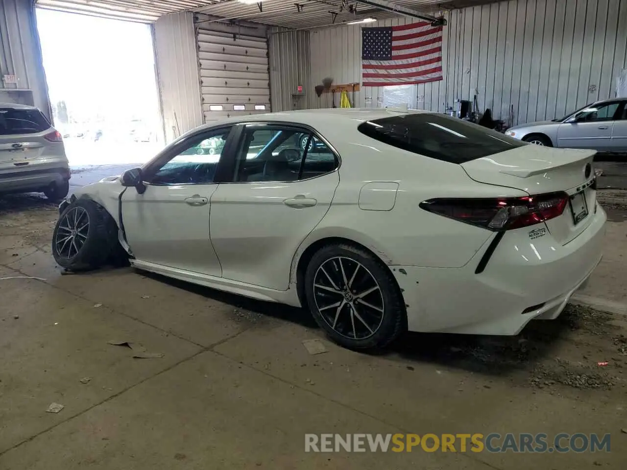 2 Photograph of a damaged car 4T1G11BK6MU032753 TOYOTA CAMRY 2021