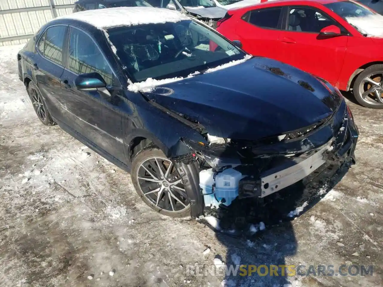 1 Photograph of a damaged car 4T1G11BK6MU044384 TOYOTA CAMRY 2021