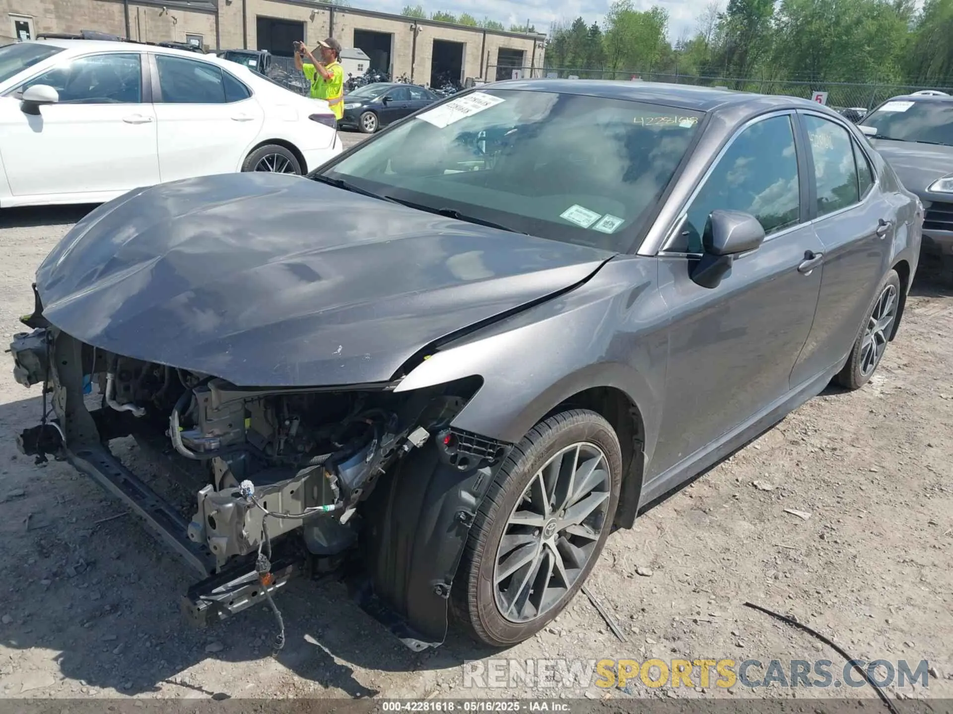 2 Photograph of a damaged car 4T1G11BK7MU023379 TOYOTA CAMRY 2021