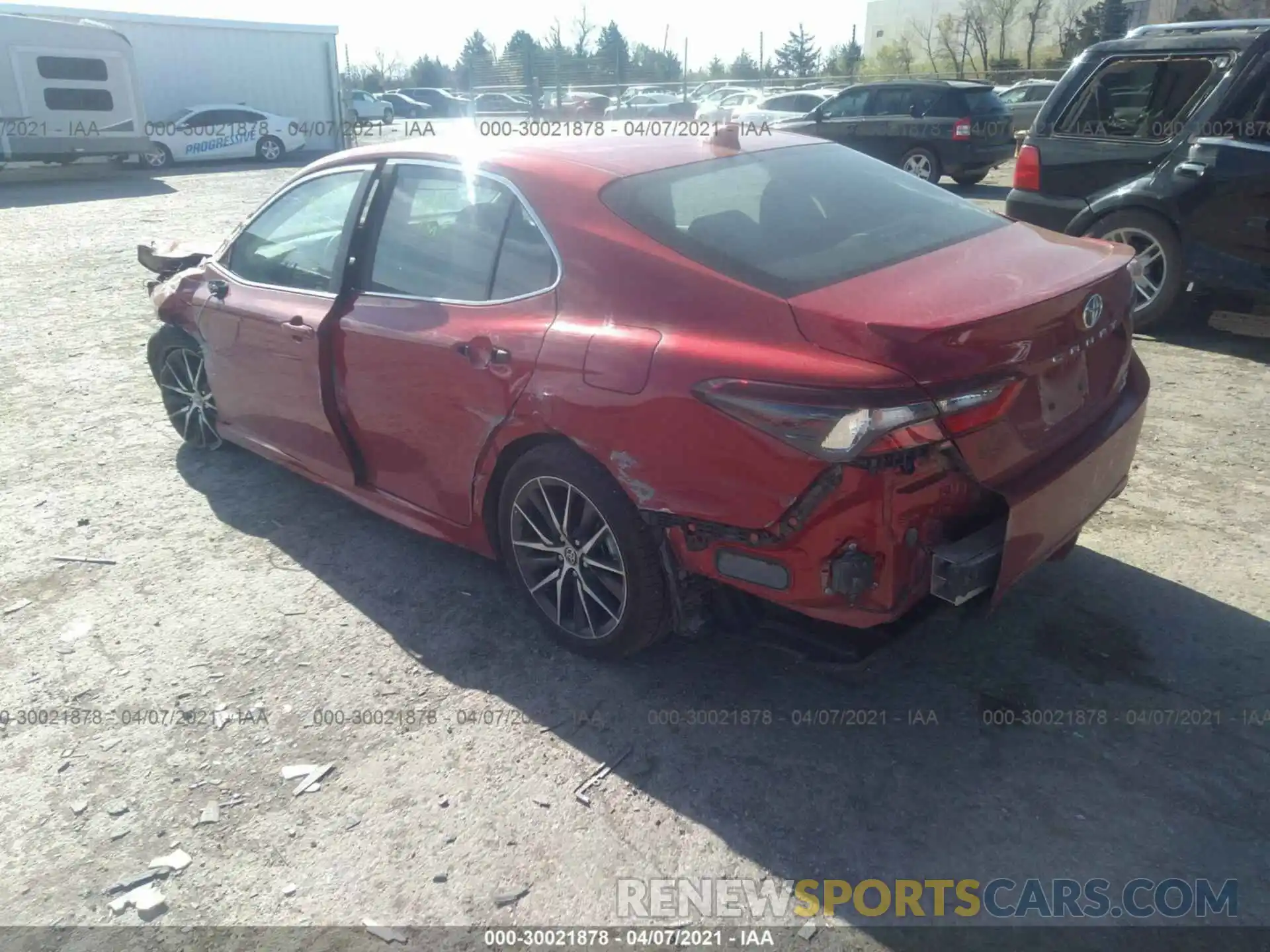 3 Photograph of a damaged car 4T1G11BK9MU021634 TOYOTA CAMRY 2021