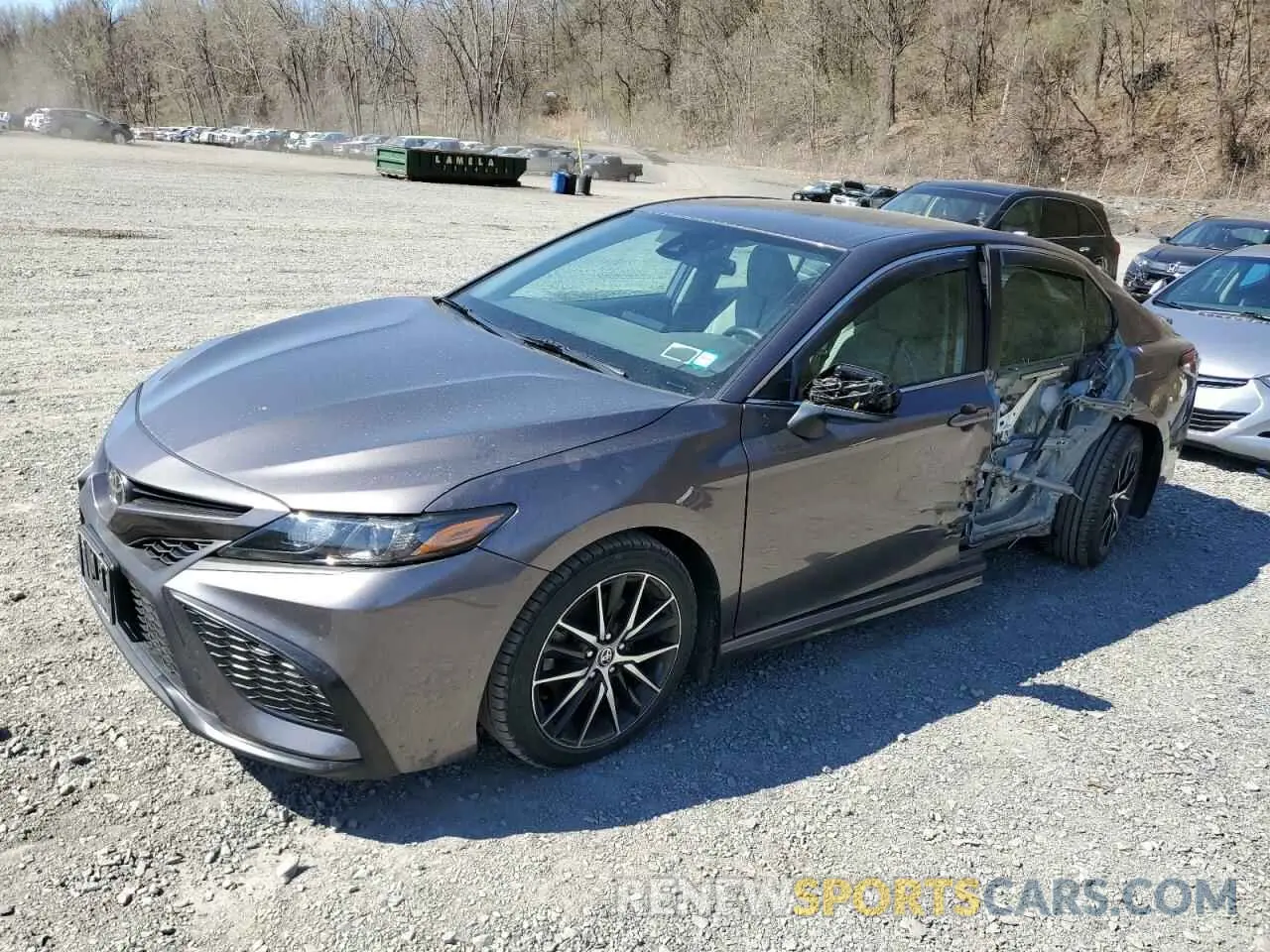 1 Photograph of a damaged car 4T1G11BK9MU025893 TOYOTA CAMRY 2021