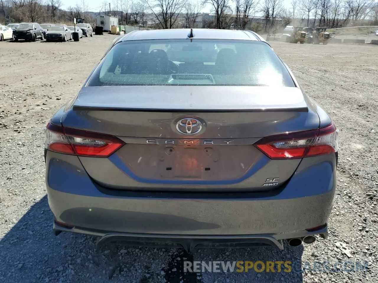 6 Photograph of a damaged car 4T1G11BK9MU025893 TOYOTA CAMRY 2021