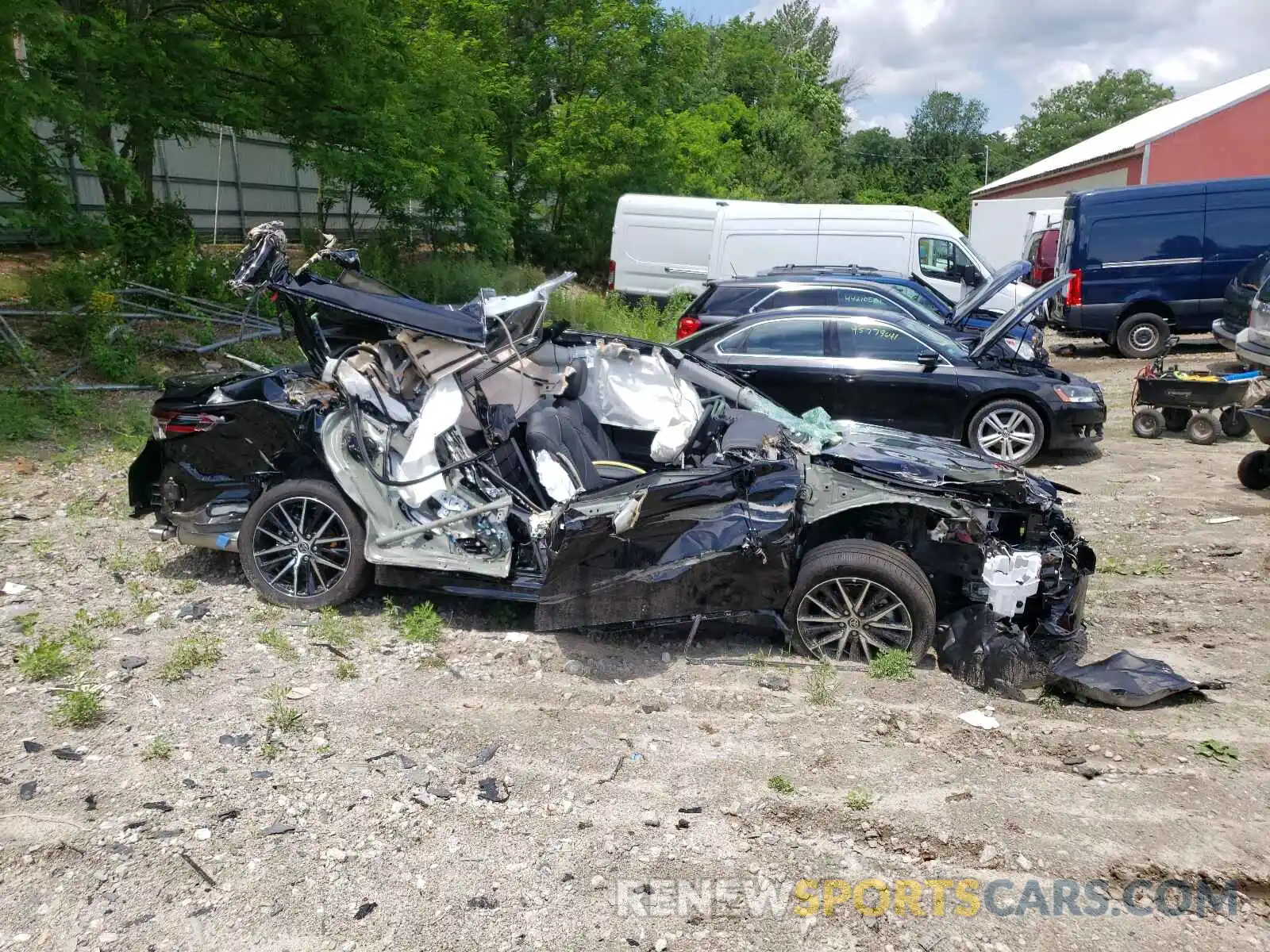 9 Photograph of a damaged car 4T1G11BK9MU034044 TOYOTA CAMRY 2021