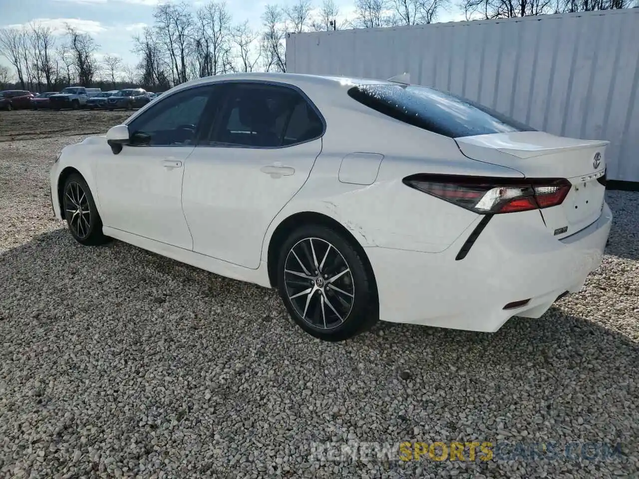 2 Photograph of a damaged car 4T1G11BKXMU023943 TOYOTA CAMRY 2021