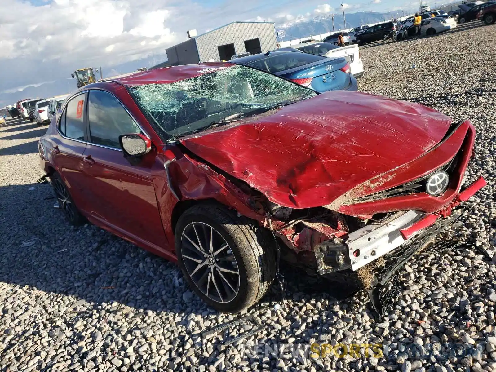 1 Photograph of a damaged car 4T1G11BKXMU032979 TOYOTA CAMRY 2021