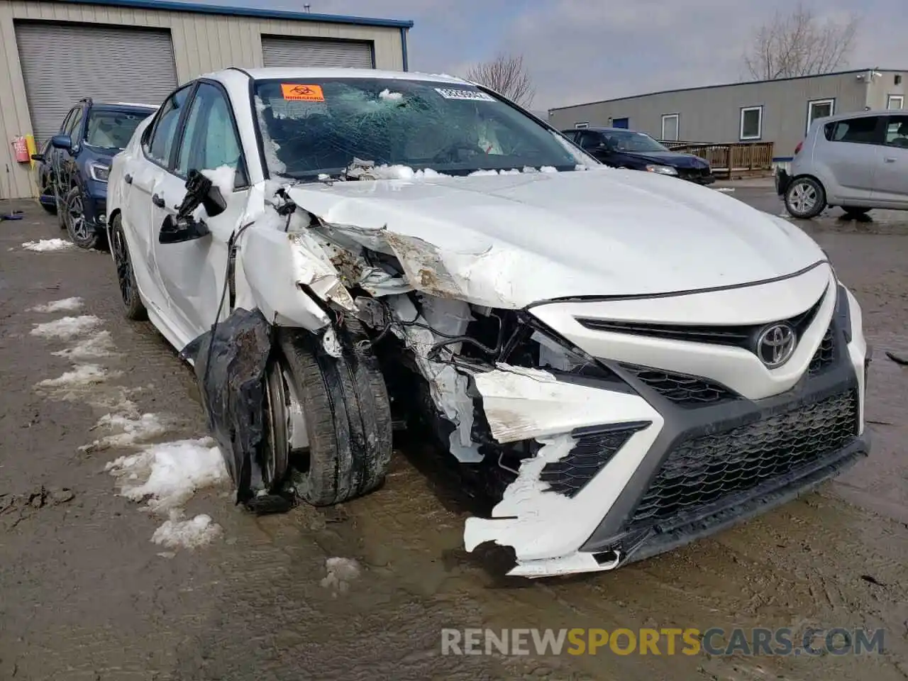 1 Photograph of a damaged car 4T1G11BKXMU045733 TOYOTA CAMRY 2021