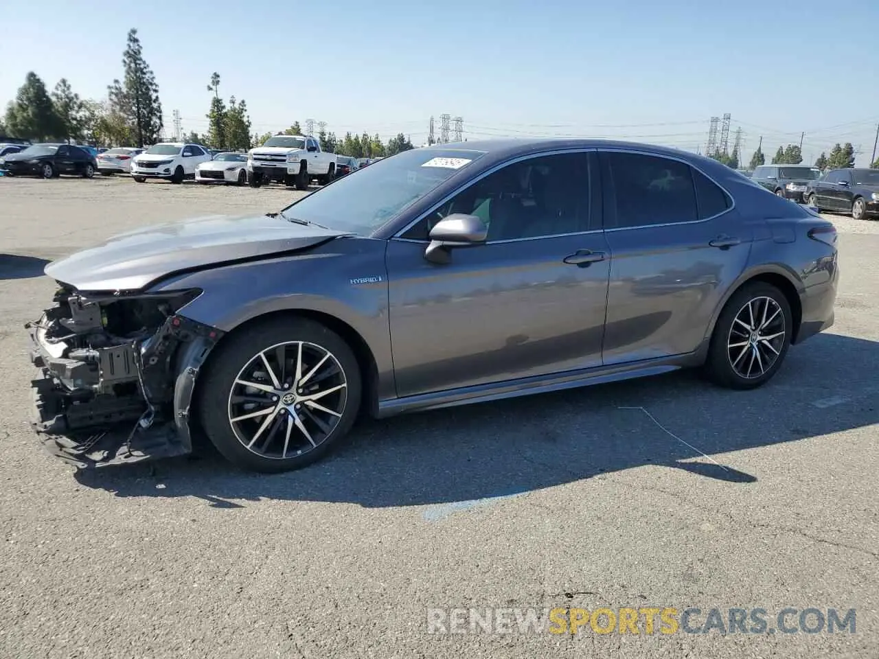 1 Photograph of a damaged car 4T1G31AK0MU564785 TOYOTA CAMRY 2021