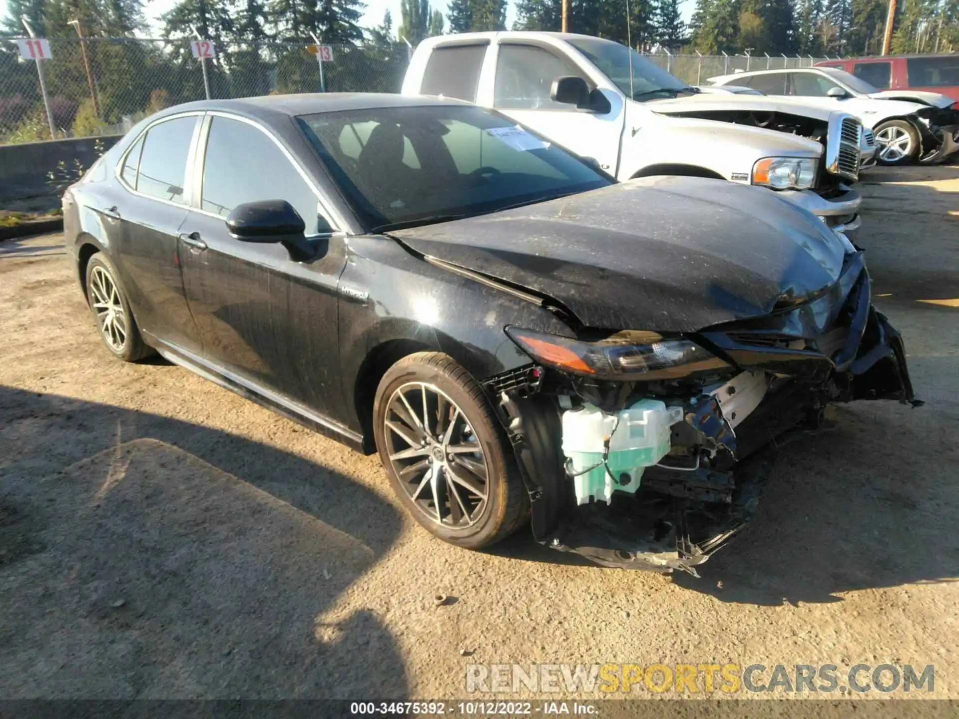 1 Photograph of a damaged car 4T1G31AK0MU568819 TOYOTA CAMRY 2021