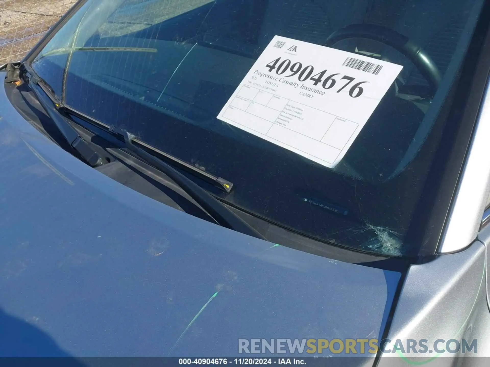 18 Photograph of a damaged car 4T1G31AK3MU559645 TOYOTA CAMRY 2021