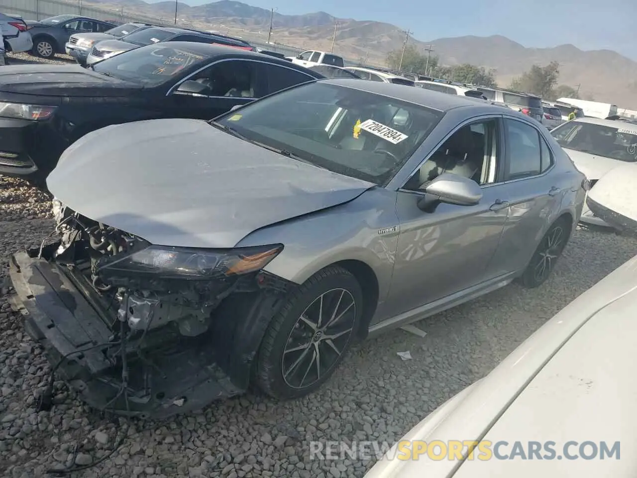 1 Photograph of a damaged car 4T1G31AK4MU567222 TOYOTA CAMRY 2021