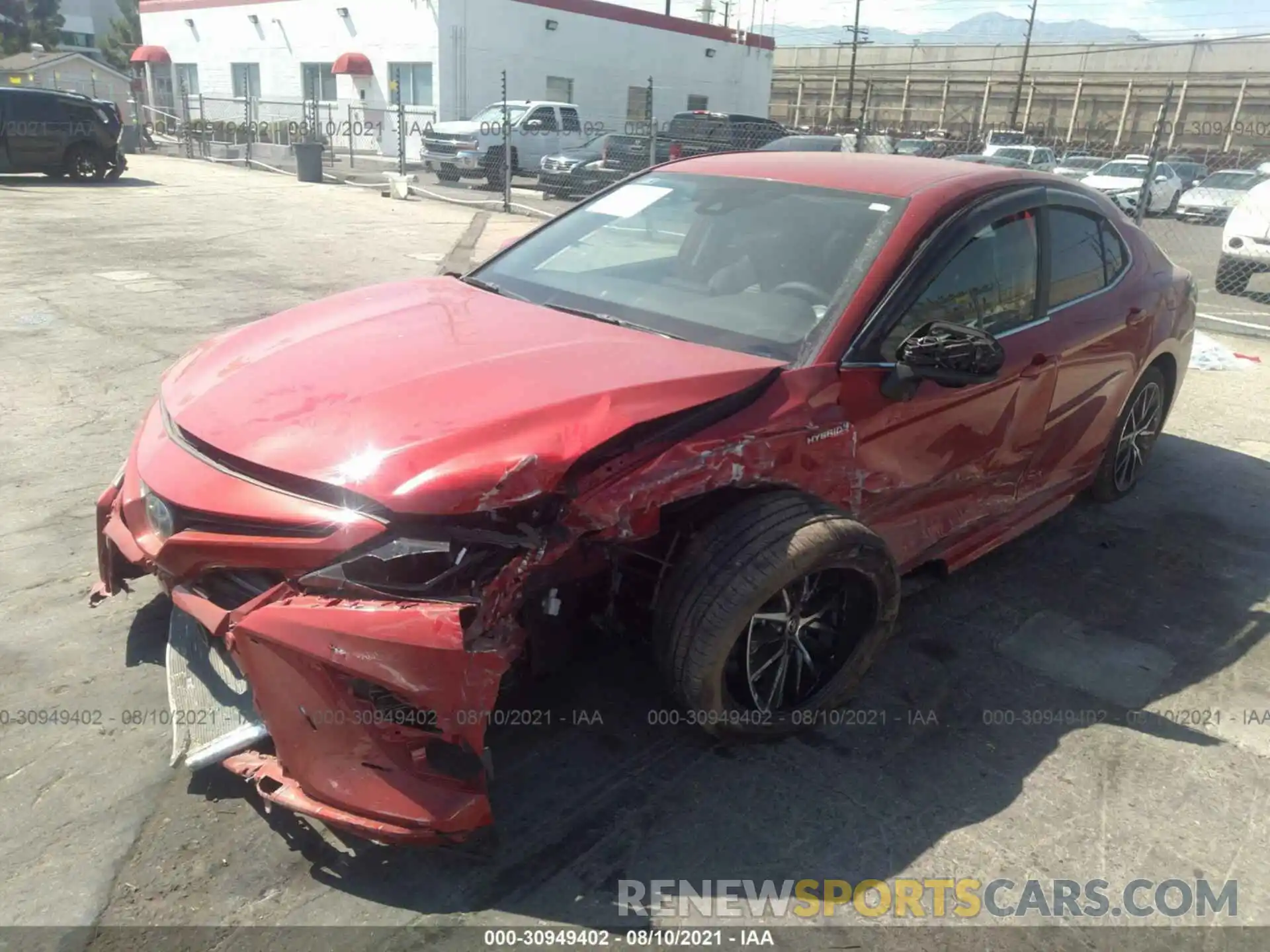 2 Photograph of a damaged car 4T1G31AK5MU020234 TOYOTA CAMRY 2021