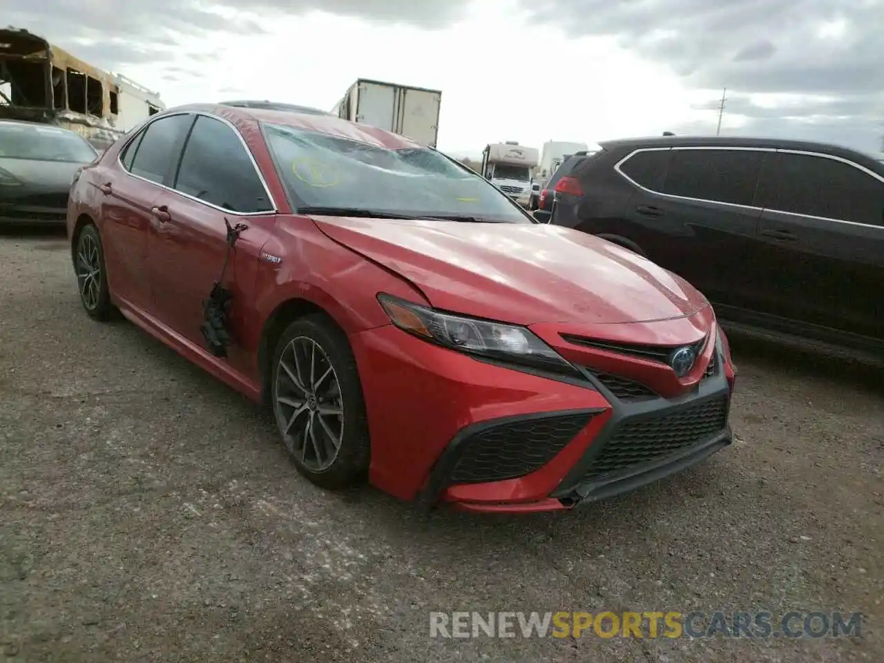 1 Photograph of a damaged car 4T1G31AK5MU027295 TOYOTA CAMRY 2021