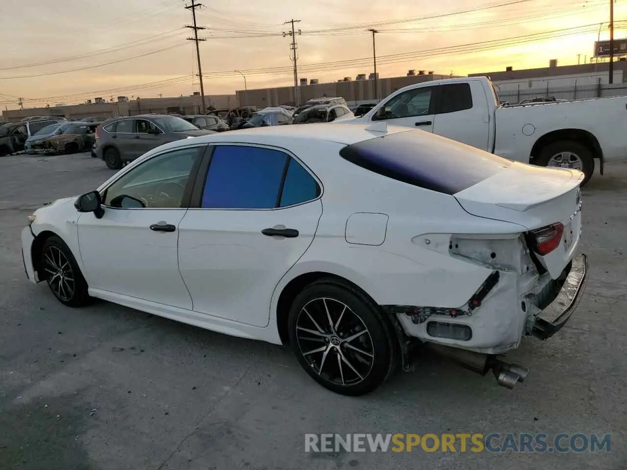 2 Photograph of a damaged car 4T1G31AK5MU031606 TOYOTA CAMRY 2021