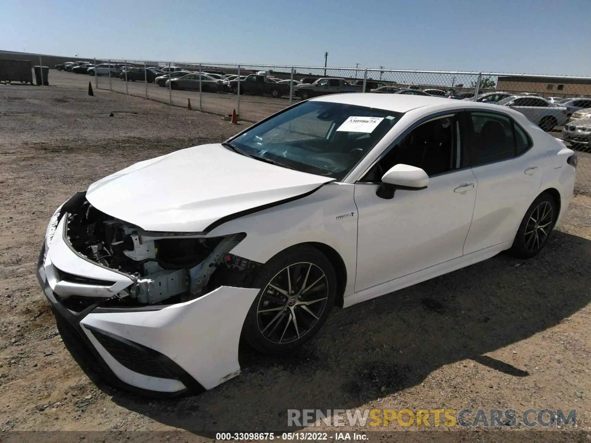 2 Photograph of a damaged car 4T1G31AK7MU552455 TOYOTA CAMRY 2021