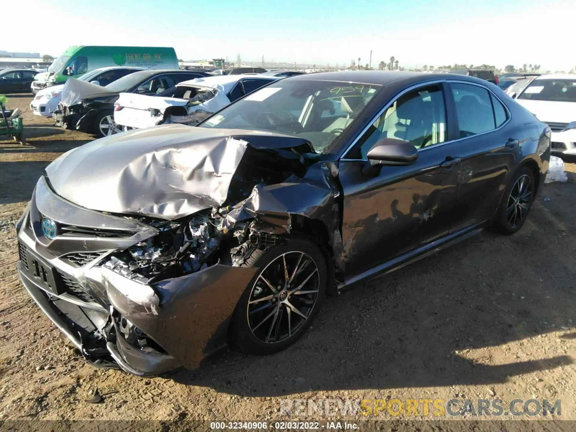 2 Photograph of a damaged car 4T1G31AK8MU029591 TOYOTA CAMRY 2021