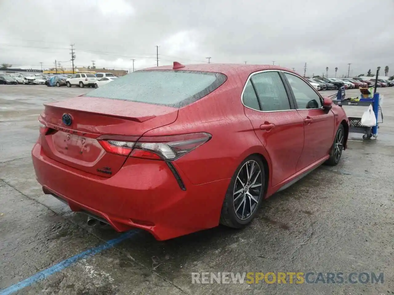 4 Photograph of a damaged car 4T1G31AK9MU026084 TOYOTA CAMRY 2021