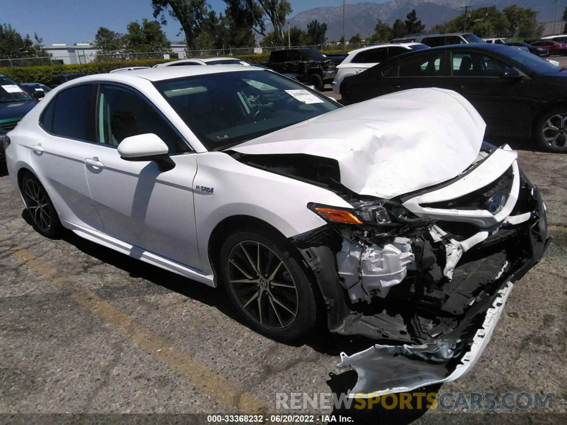 1 Photograph of a damaged car 4T1G31AKXMU551901 TOYOTA CAMRY 2021