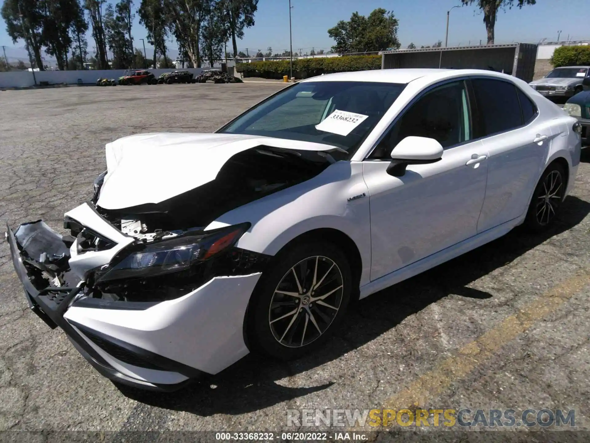 2 Photograph of a damaged car 4T1G31AKXMU551901 TOYOTA CAMRY 2021