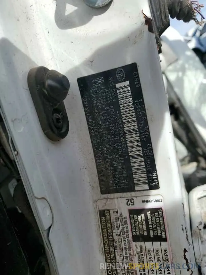 12 Photograph of a damaged car 4T1G31AKXMU555544 TOYOTA CAMRY 2021