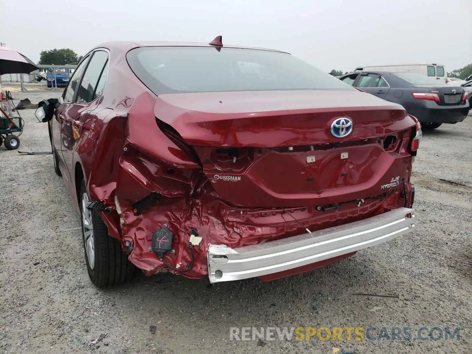 9 Photograph of a damaged car 4T1H31AK2MU020728 TOYOTA CAMRY 2021