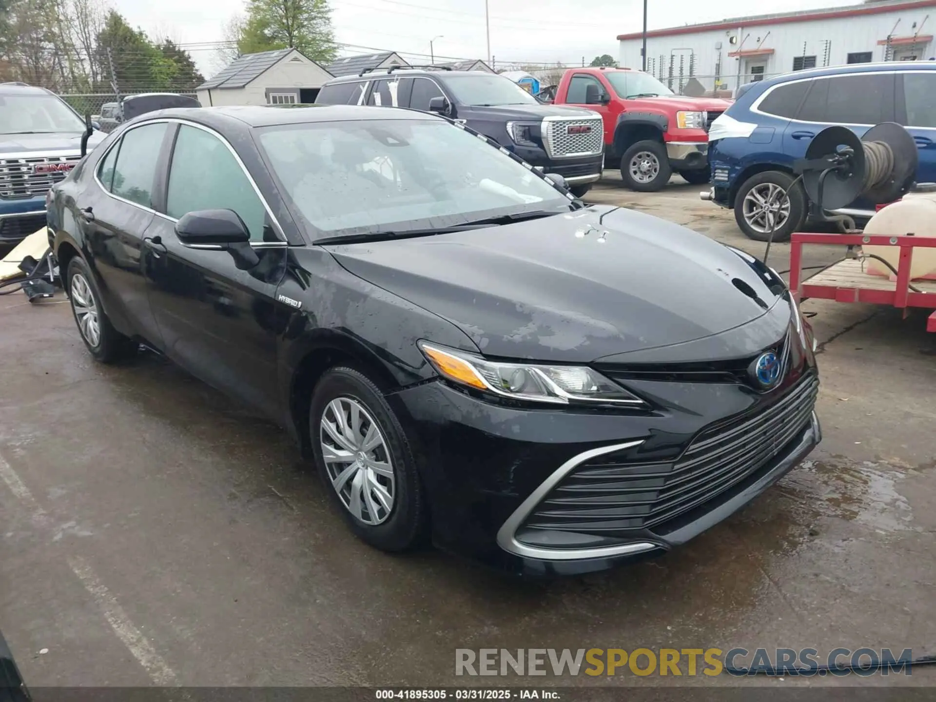 1 Photograph of a damaged car 4T1H31AK2MU558250 TOYOTA CAMRY 2021