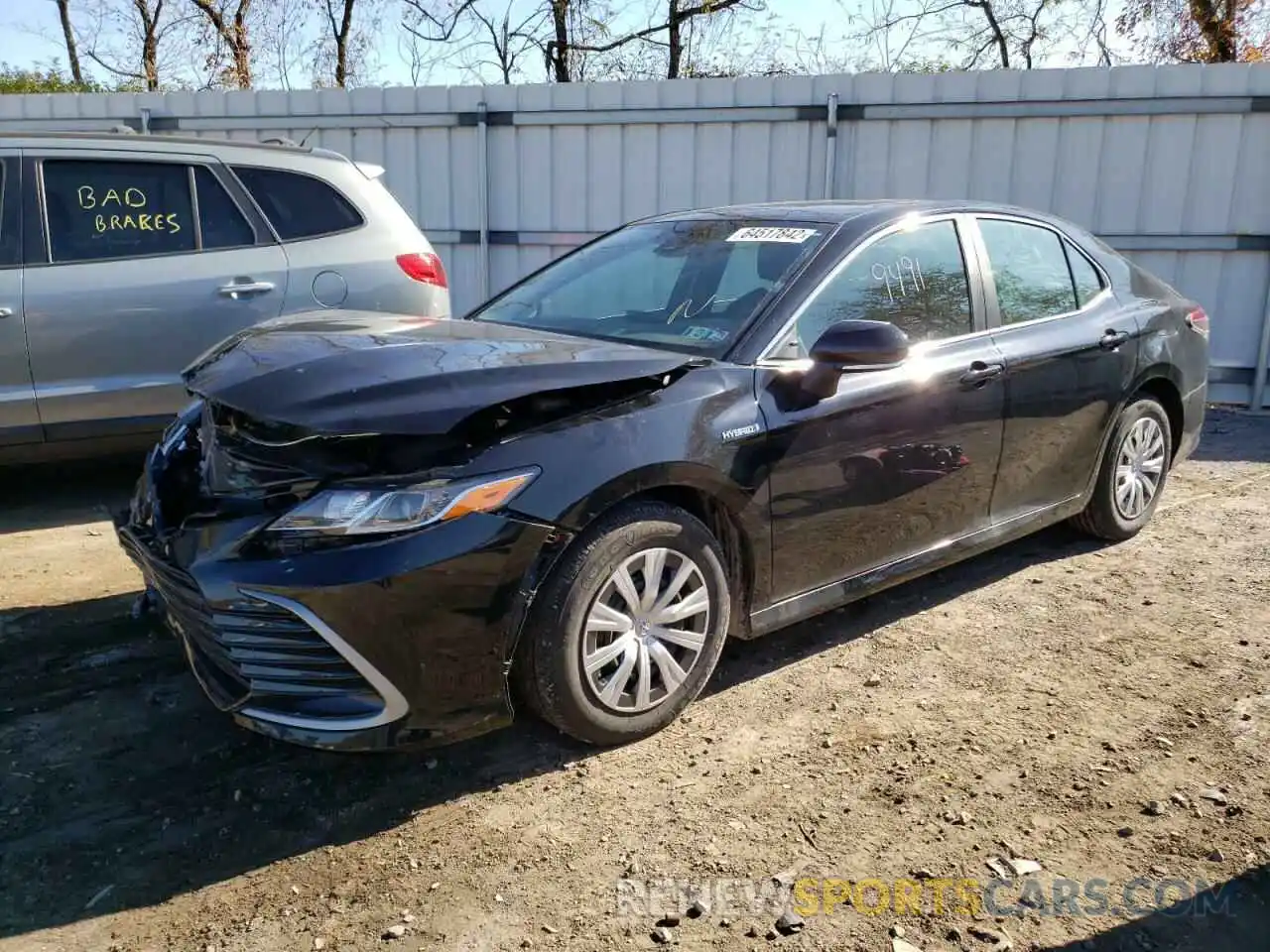 2 Photograph of a damaged car 4T1H31AK4MU553468 TOYOTA CAMRY 2021