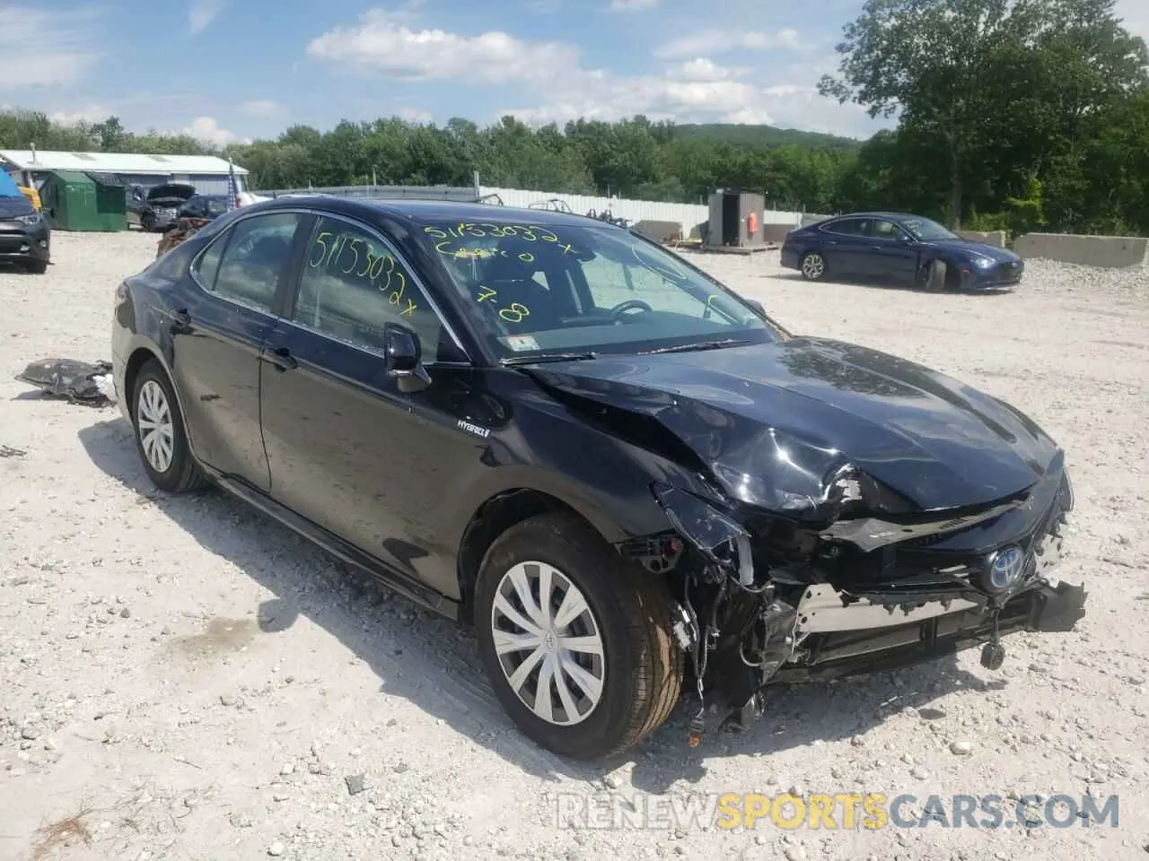 1 Photograph of a damaged car 4T1H31AK5MU566181 TOYOTA CAMRY 2021