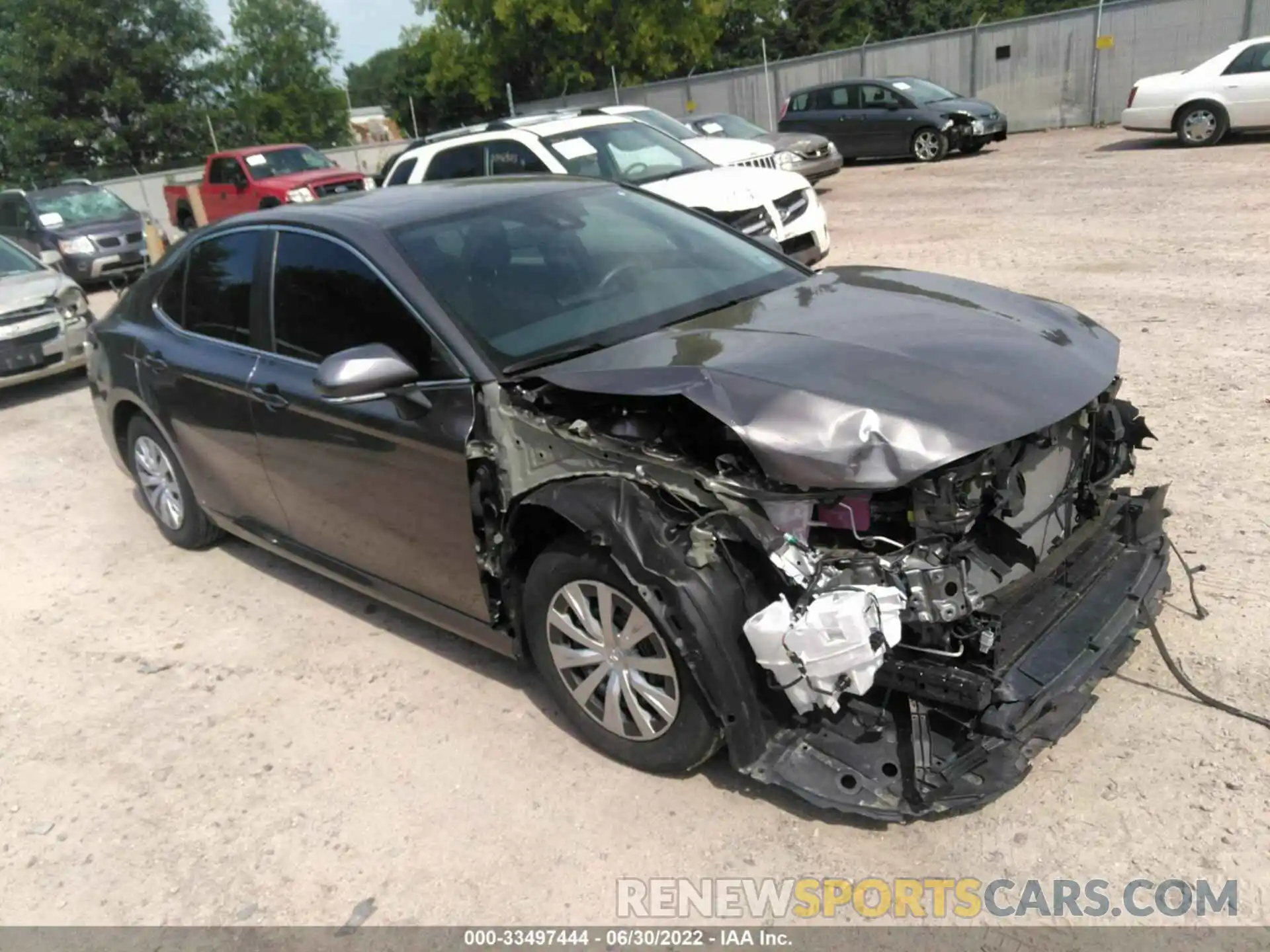 1 Photograph of a damaged car 4T1H31AK9MU021424 TOYOTA CAMRY 2021