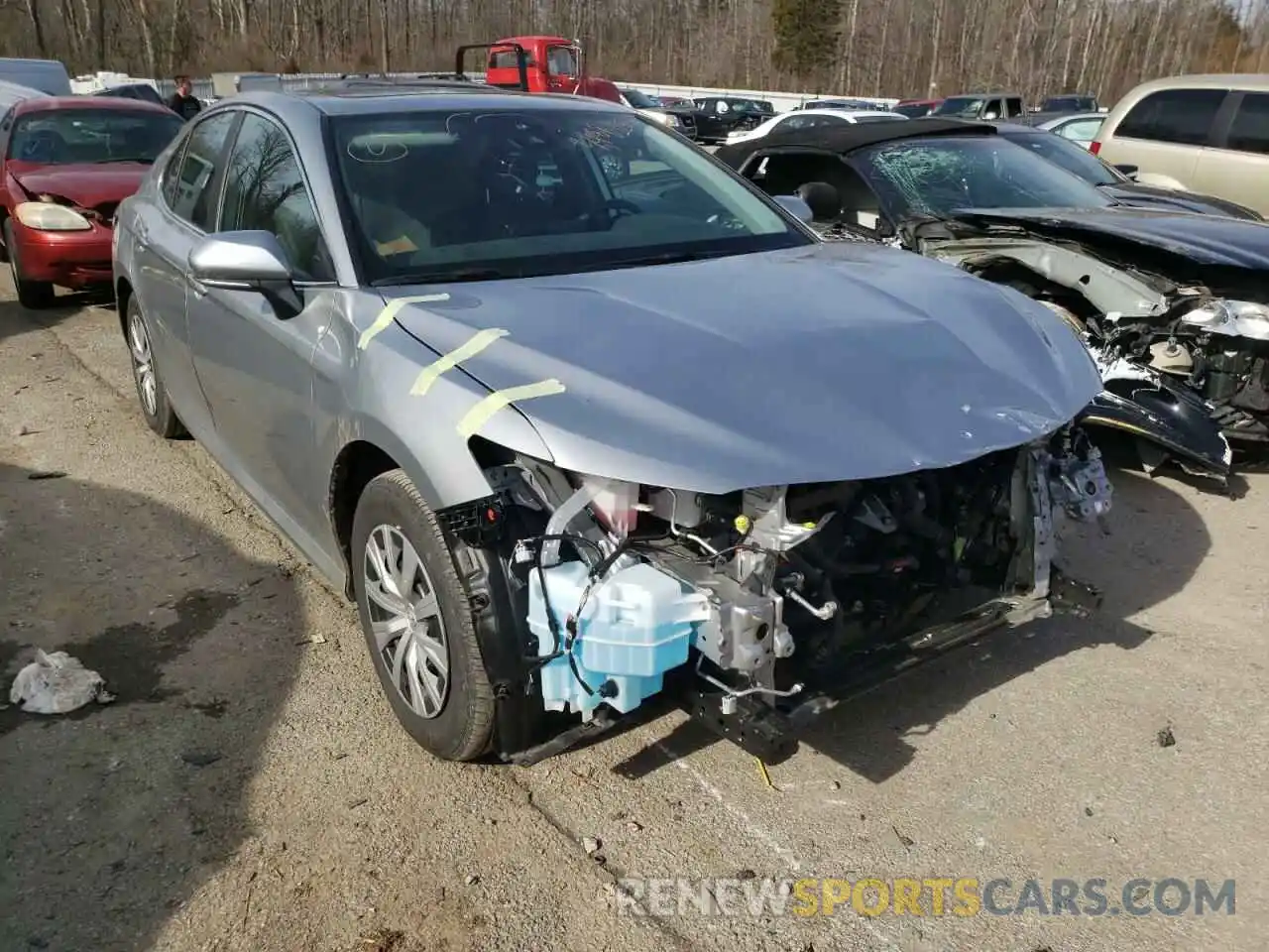 1 Photograph of a damaged car 4T1H31AKXMU552471 TOYOTA CAMRY 2021