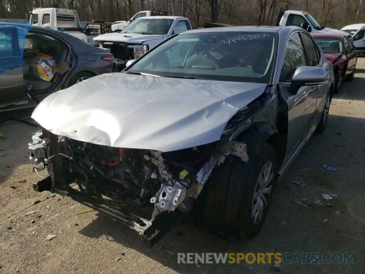 2 Photograph of a damaged car 4T1H31AKXMU552471 TOYOTA CAMRY 2021