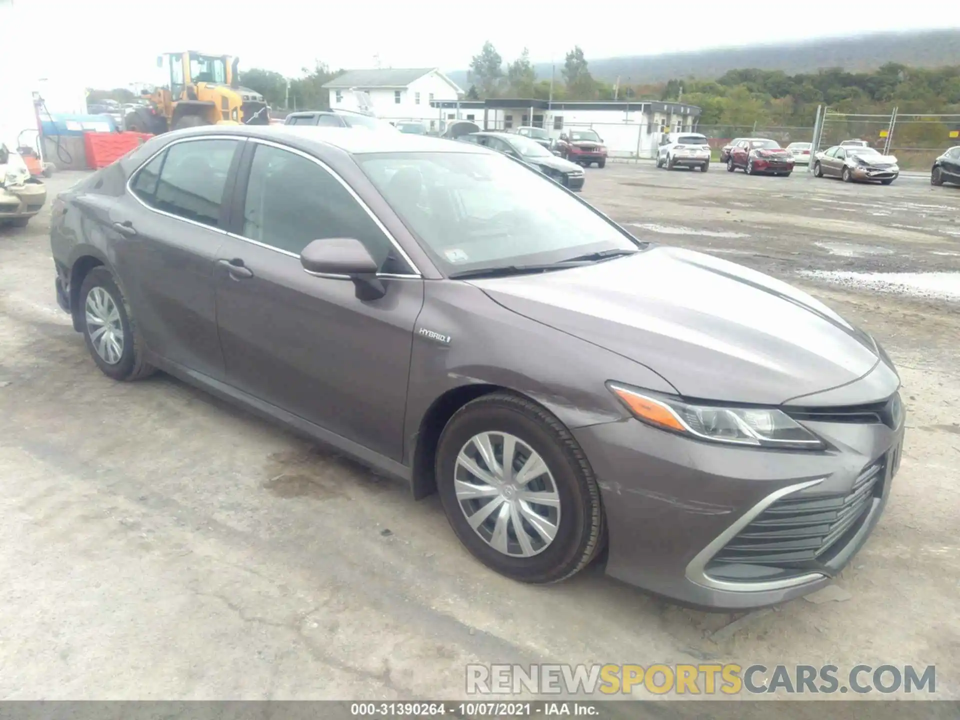 1 Photograph of a damaged car 4T1H31AKXMU559842 TOYOTA CAMRY 2021