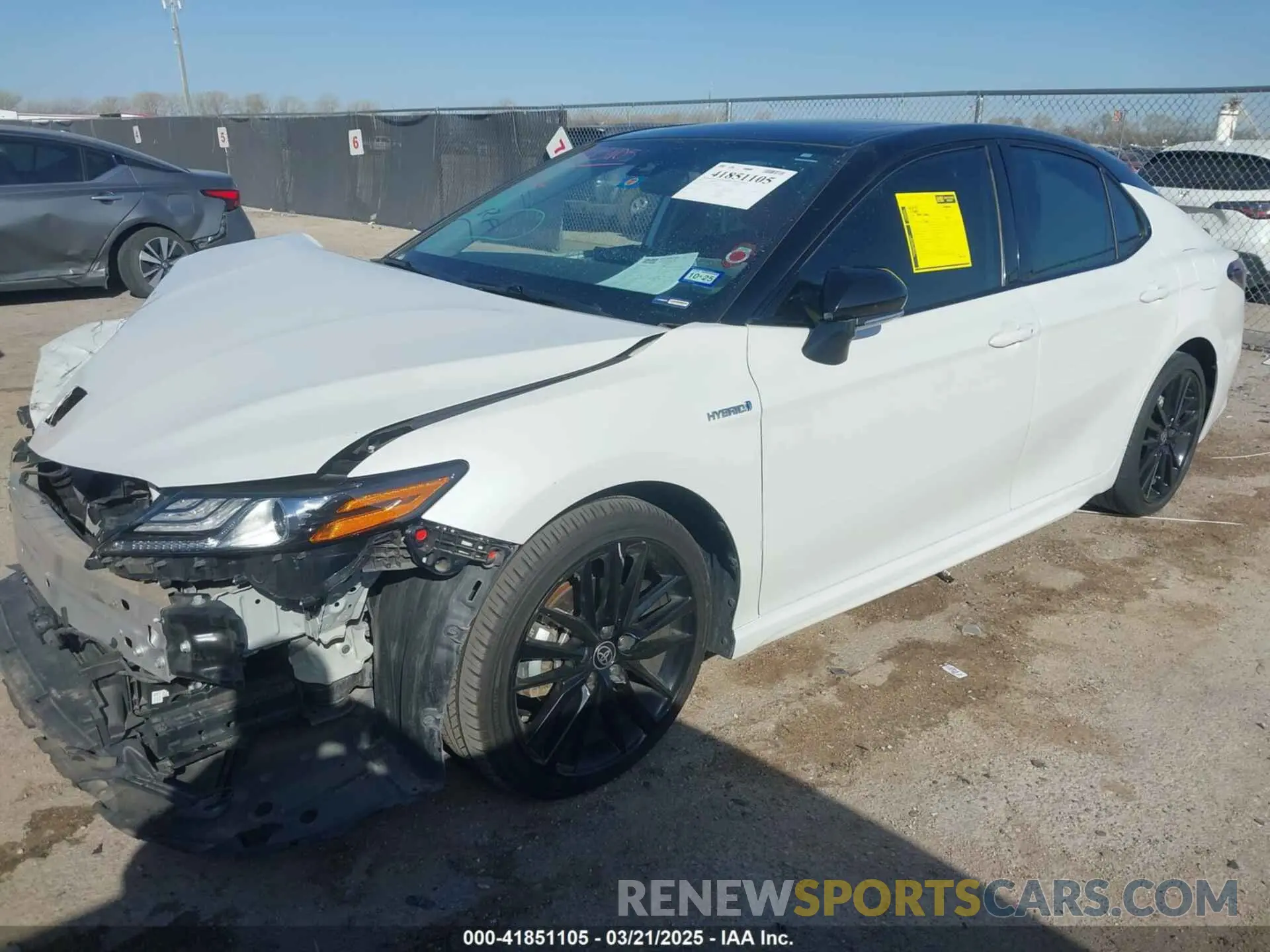 2 Photograph of a damaged car 4T1K31AK2MU020038 TOYOTA CAMRY 2021
