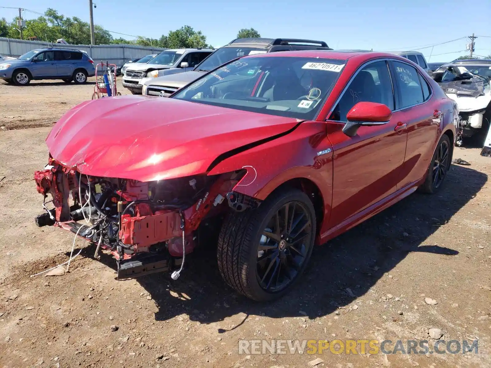 2 Photograph of a damaged car 4T1K31AK8MU025423 TOYOTA CAMRY 2021