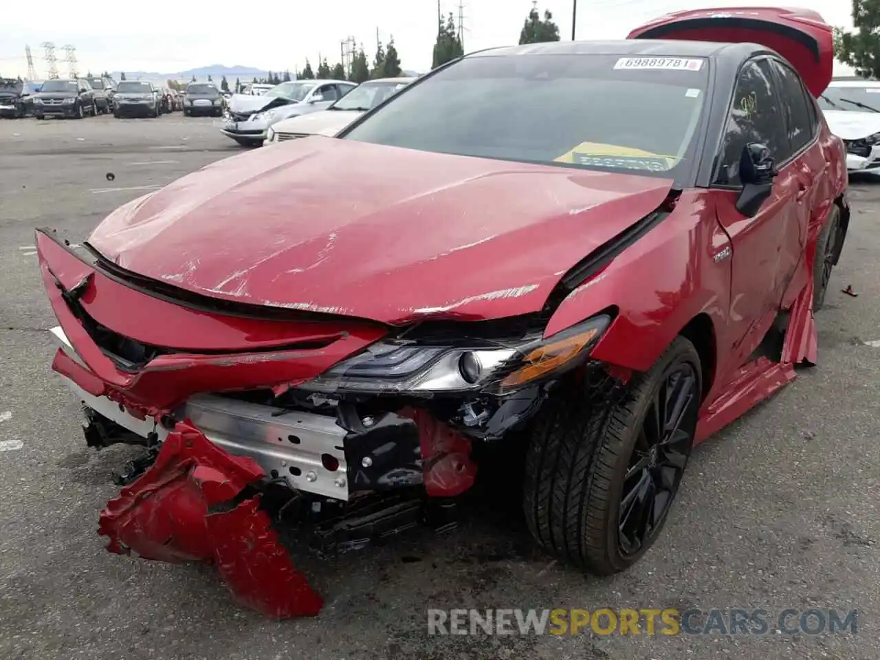 2 Photograph of a damaged car 4T1K31AK8MU029388 TOYOTA CAMRY 2021