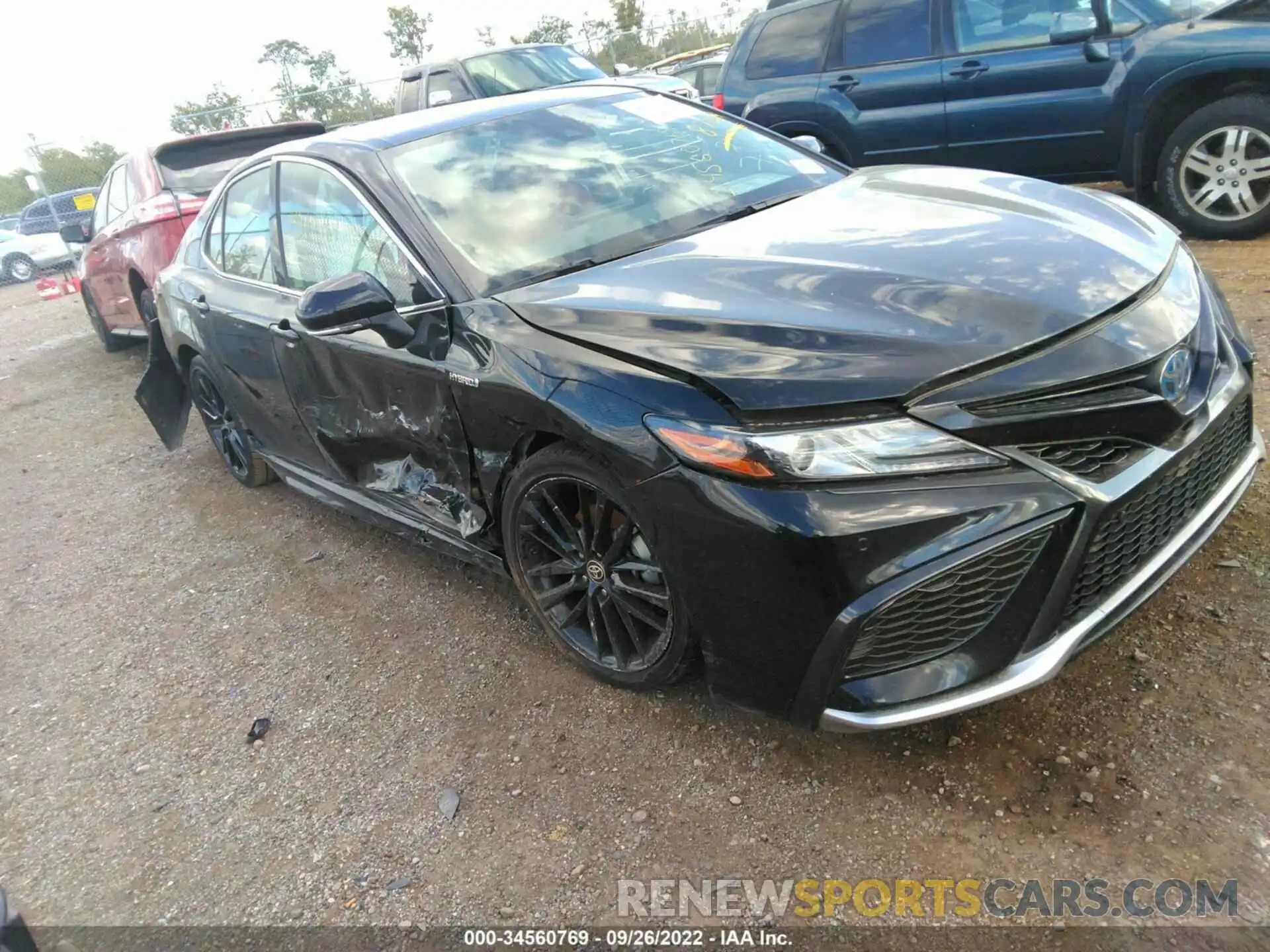 1 Photograph of a damaged car 4T1K31AK9MU546392 TOYOTA CAMRY 2021