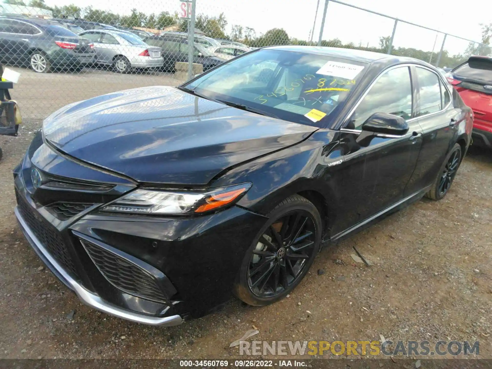 2 Photograph of a damaged car 4T1K31AK9MU546392 TOYOTA CAMRY 2021