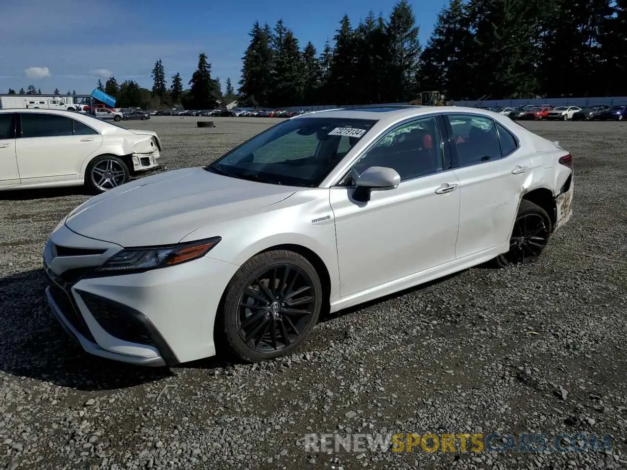 1 Photograph of a damaged car 4T1K31AK9MU549051 TOYOTA CAMRY 2021