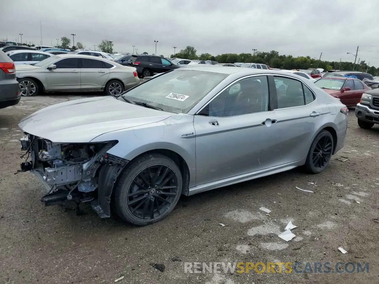 1 Photograph of a damaged car 4T1K31AK9MU551320 TOYOTA CAMRY 2021