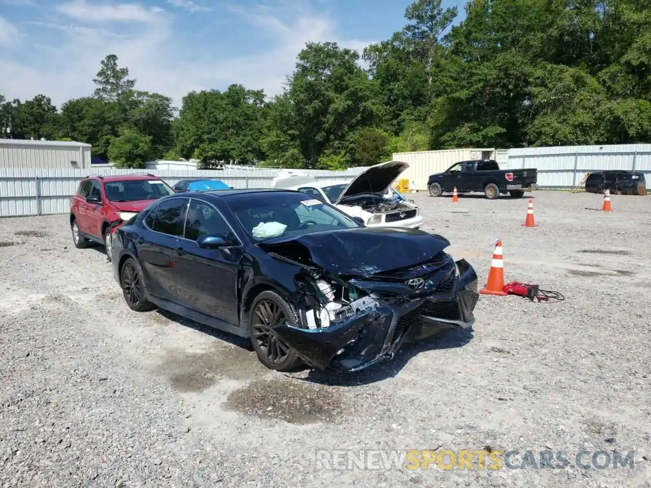 1 Photograph of a damaged car 4T1K61AK0MU427671 TOYOTA CAMRY 2021