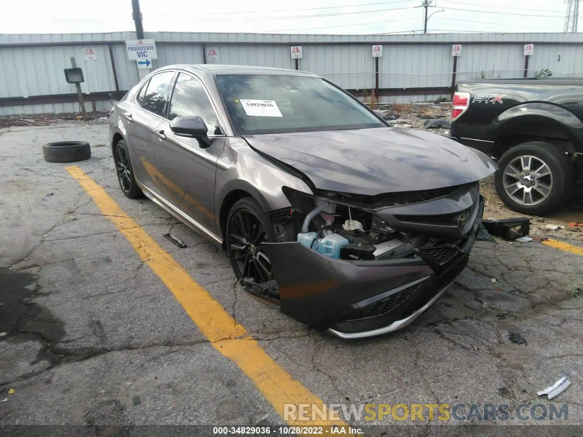 1 Photograph of a damaged car 4T1K61AK0MU429940 TOYOTA CAMRY 2021