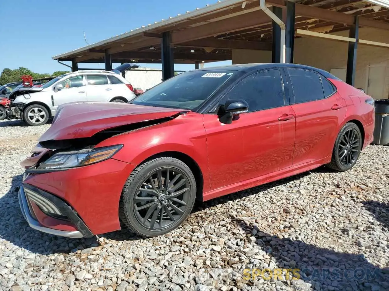 1 Photograph of a damaged car 4T1K61AK0MU472187 TOYOTA CAMRY 2021