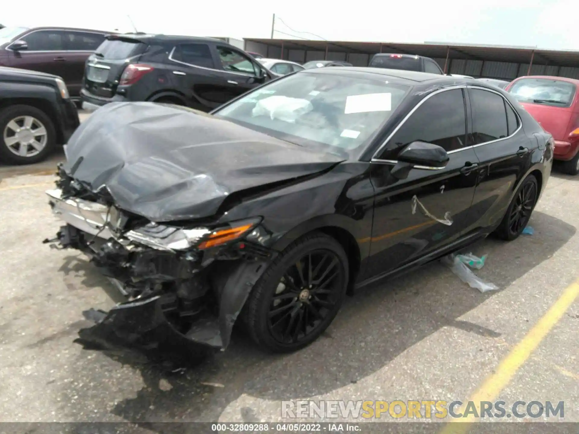 2 Photograph of a damaged car 4T1K61AK0MU528659 TOYOTA CAMRY 2021