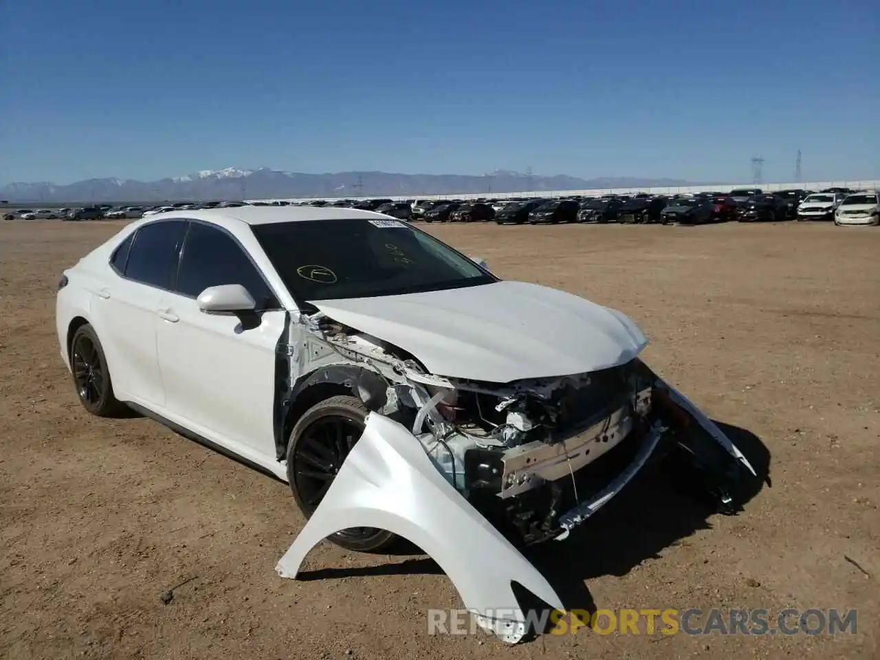 1 Photograph of a damaged car 4T1K61AK0MU535434 TOYOTA CAMRY 2021