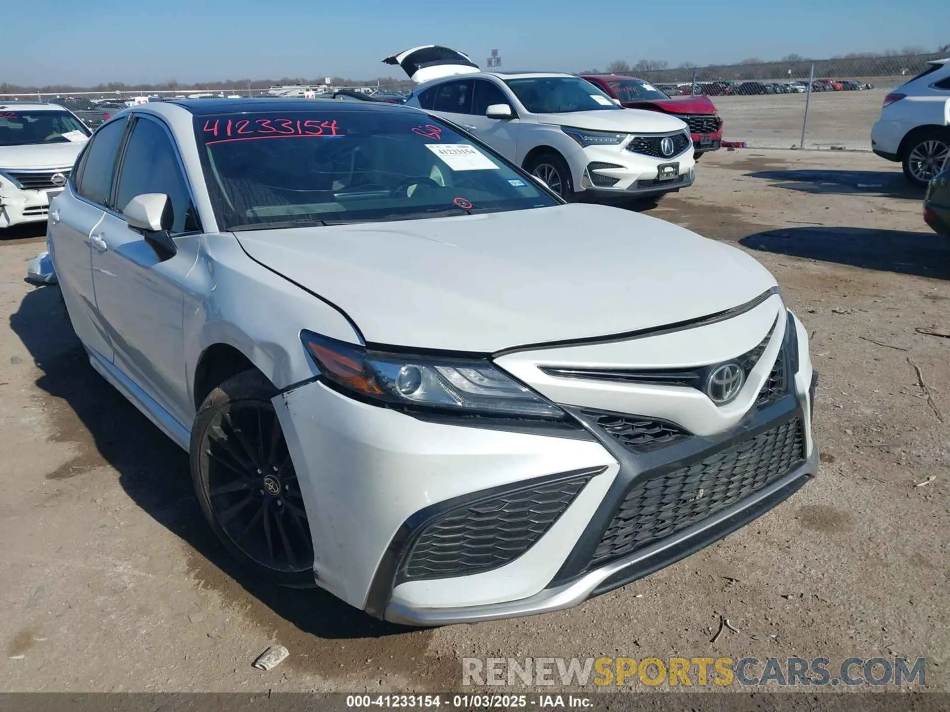 1 Photograph of a damaged car 4T1K61AK0MU584729 TOYOTA CAMRY 2021