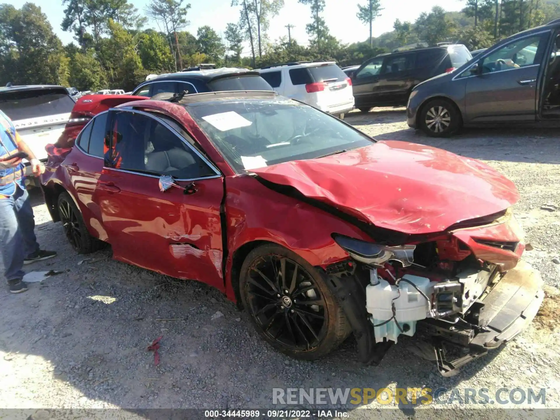 1 Photograph of a damaged car 4T1K61AK1MU428683 TOYOTA CAMRY 2021