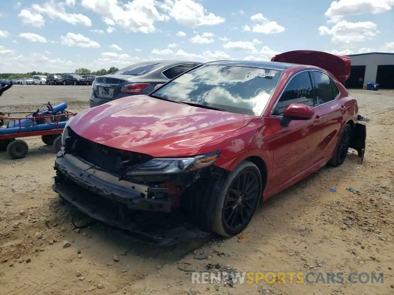 2 Photograph of a damaged car 4T1K61AK1MU434130 TOYOTA CAMRY 2021