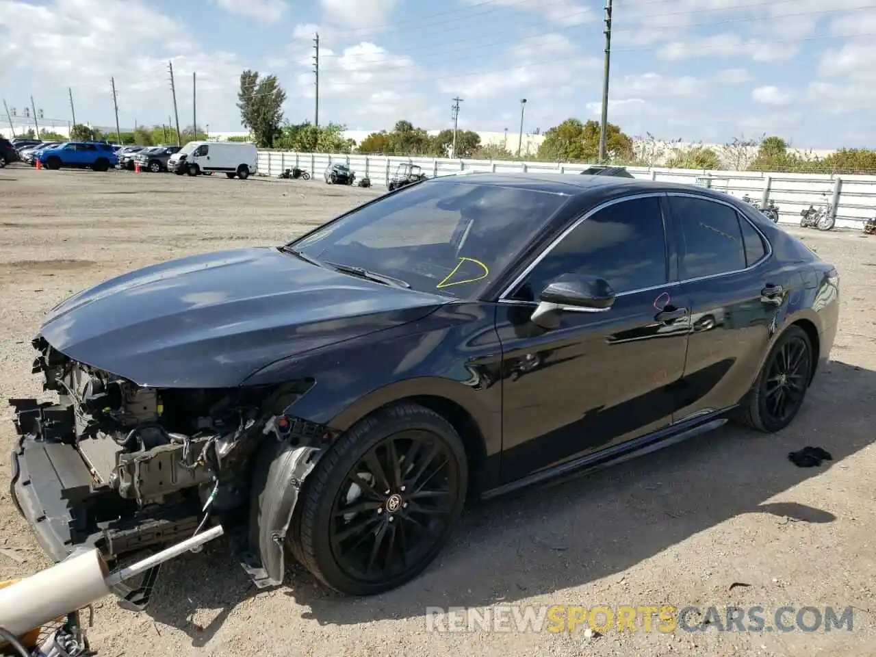 2 Photograph of a damaged car 4T1K61AK1MU443023 TOYOTA CAMRY 2021