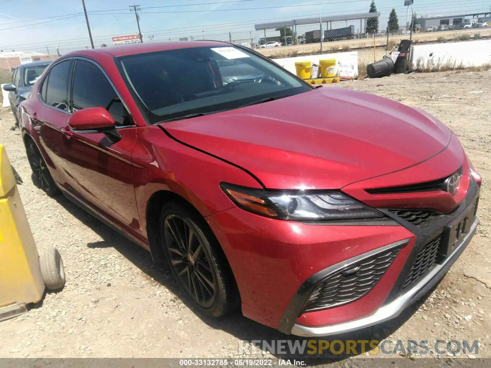 1 Photograph of a damaged car 4T1K61AK2MU430569 TOYOTA CAMRY 2021